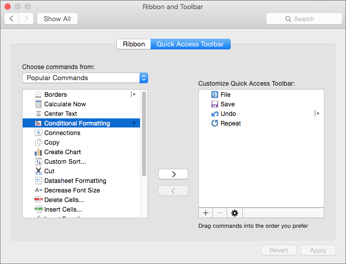 microsoft word for mac add developer tab to ribbon